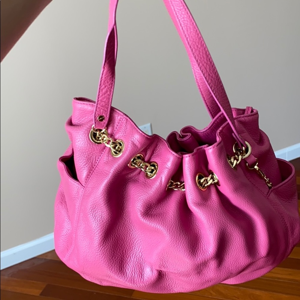 Hot pink Michael Kors handbag